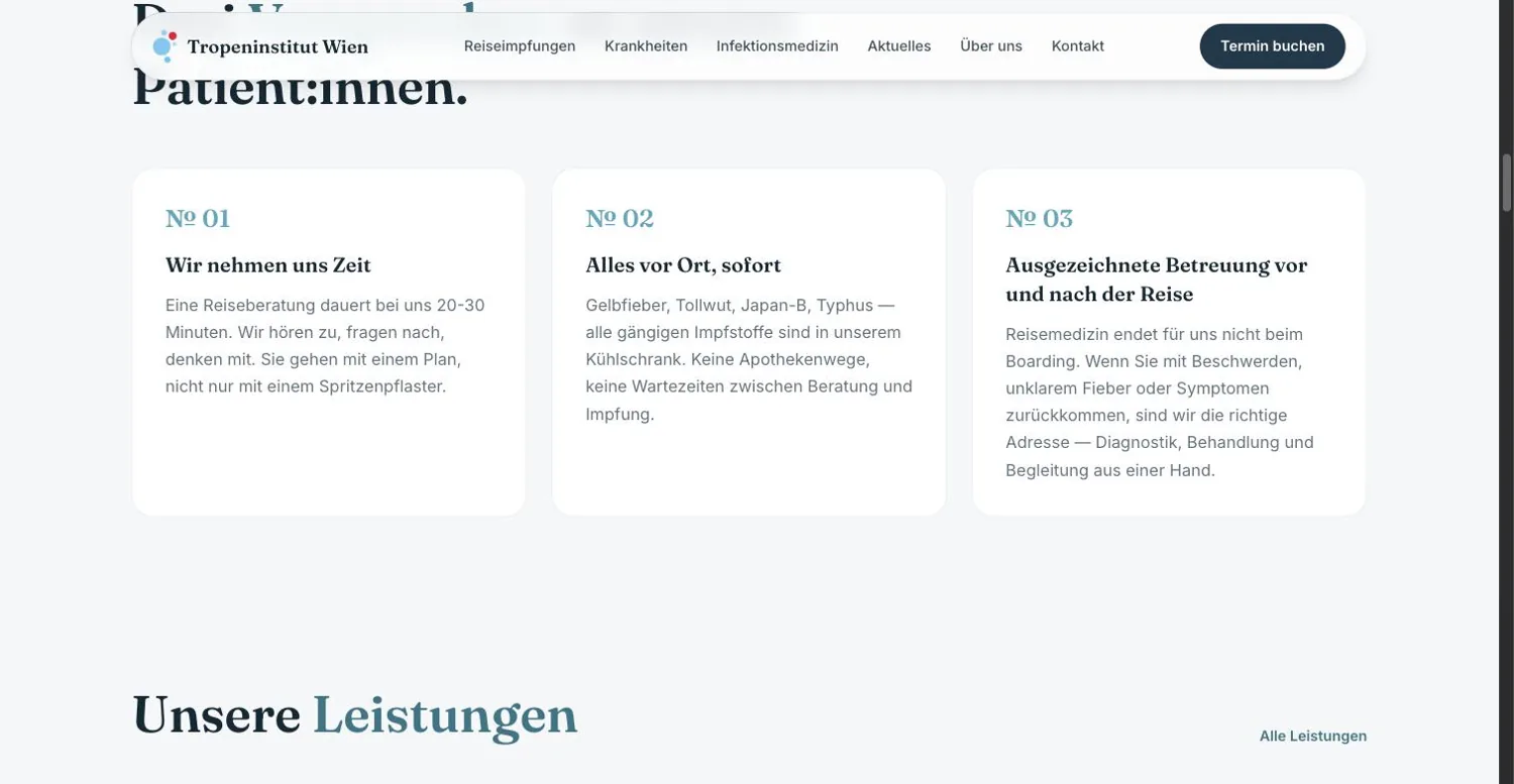 Warum Tropeninstitut